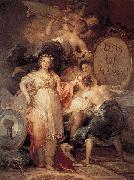 Francisco de Goya Allegory of the City of Madrid Sweden oil painting artist